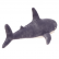 Мягкая игрушка Акула серый 50 см