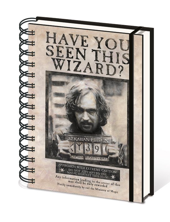 Записная книжка Harry Potter (Wanted Sirius Black) A5 Wiro SR72252