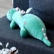 Мягкая игрушка-подушка Динозаврик 85 см зелёный