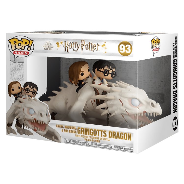 Фигурка Funko POP! Rides Harry Potter Dragon w/Harry, Ron, & Hermione 50815