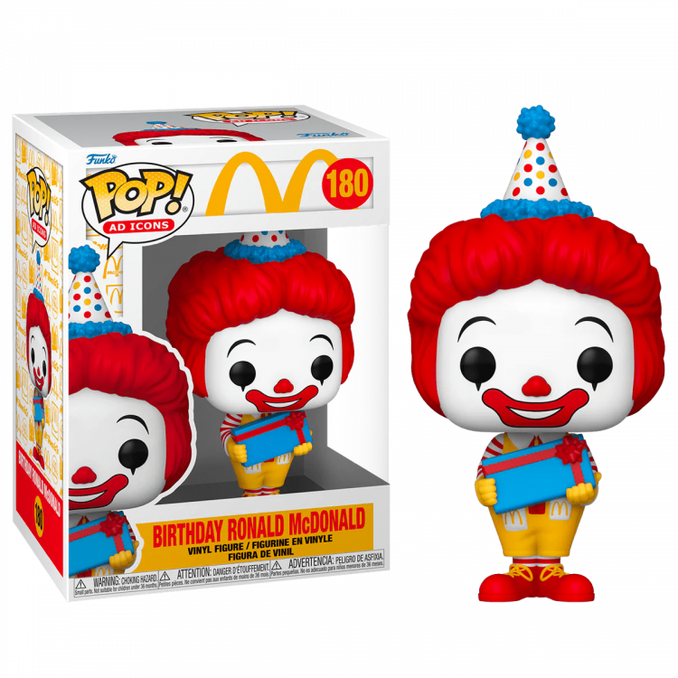Фигурка Funko POP! Ad Icons McDonalds Birthday Ronald McDonald (180) 73415