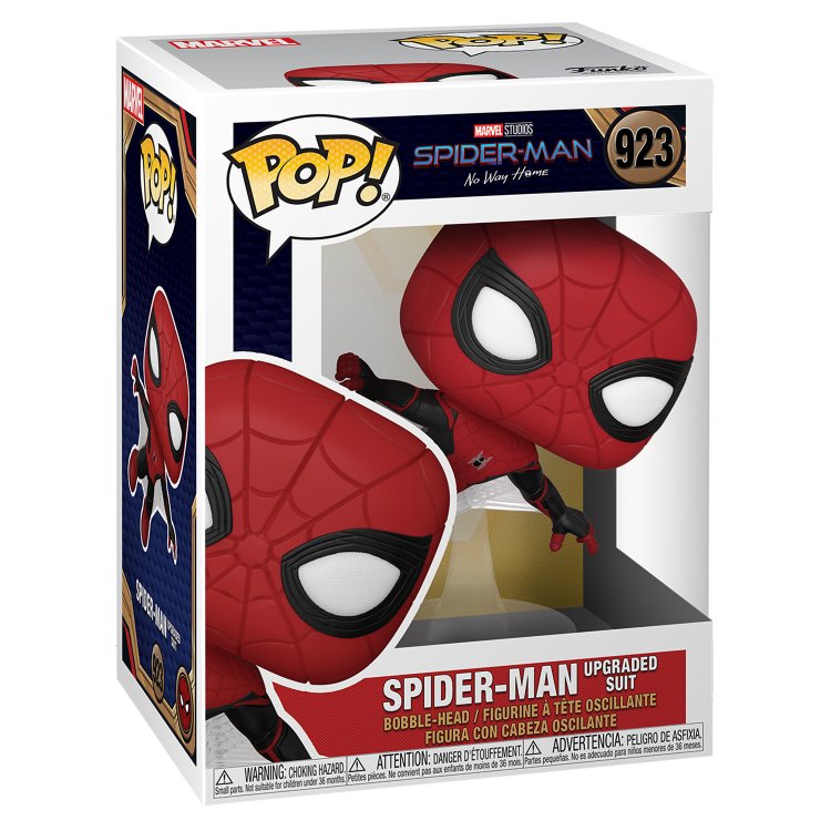 Funko POP! Bobble Marvel Spider-Man No Way Home Spider-Man (Upgraded Suit) 57634