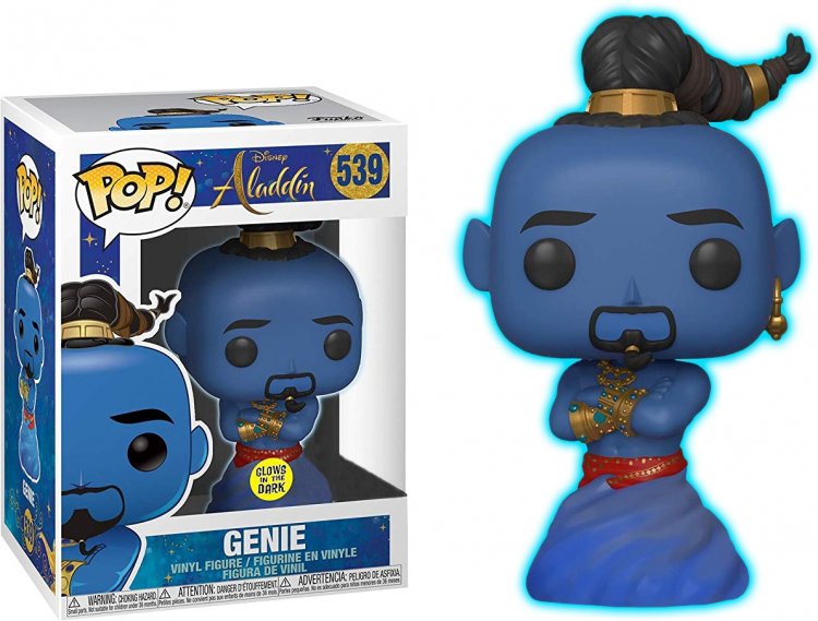 Фигурка Funko POP! Movies: Disney Aladdin Genie (Glows in the Dark) Exclusive