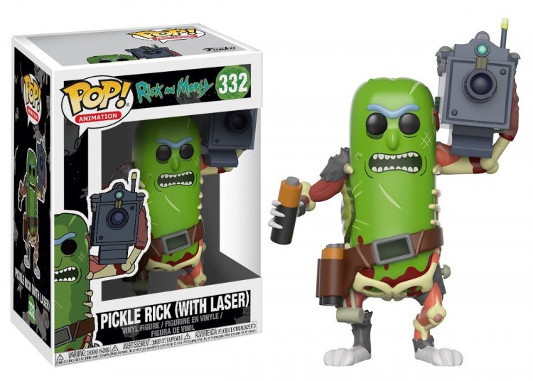 Фигурка Funko POP! Rick & Morty: Pickle Rick w/ Laser