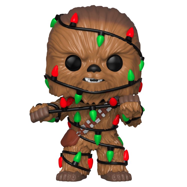 Фигурка Funko POP! Bobble Star Wars Holiday Chewbacca w/Lights