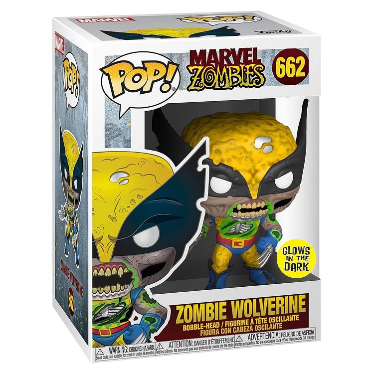 Фигурка Funko POP! Bobble Marvel Marvel Zombies Wolverine (GW) (Exc) 36648