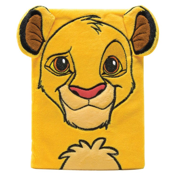 Записная книжка The Lion King (Simba) Furry Cover Premium A5 Notebooks SR72792