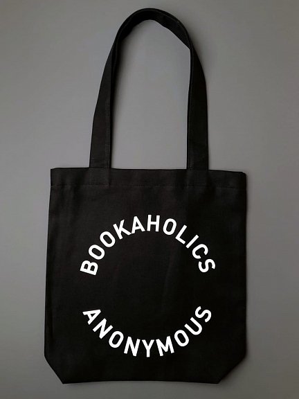 Шоппер "Bookaholics" темная