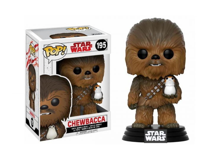 Фигурка Funko POP! Movies: Star Wars Chewbacca with Porg