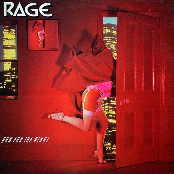 Rage - Run For The Night LP 1983 France