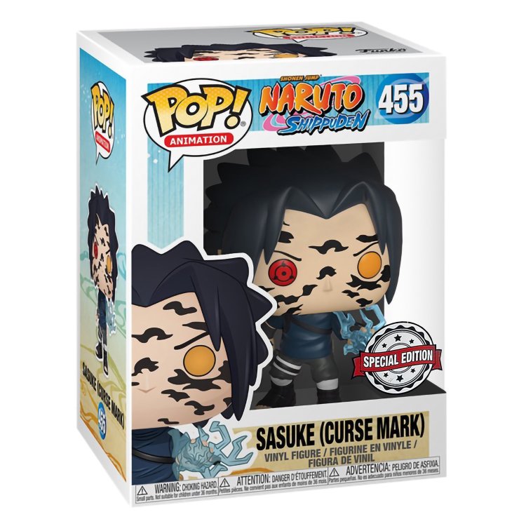 Funko POP! Animation Naruto Shippuden Sasuke Curse Mark (Exc) 35525