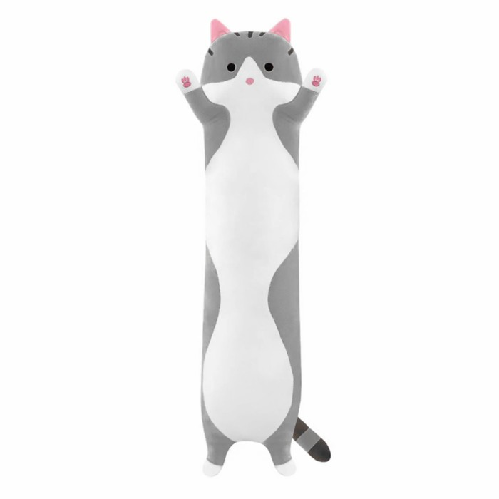 Мягкая игрушка Кот Батон серый 110 см